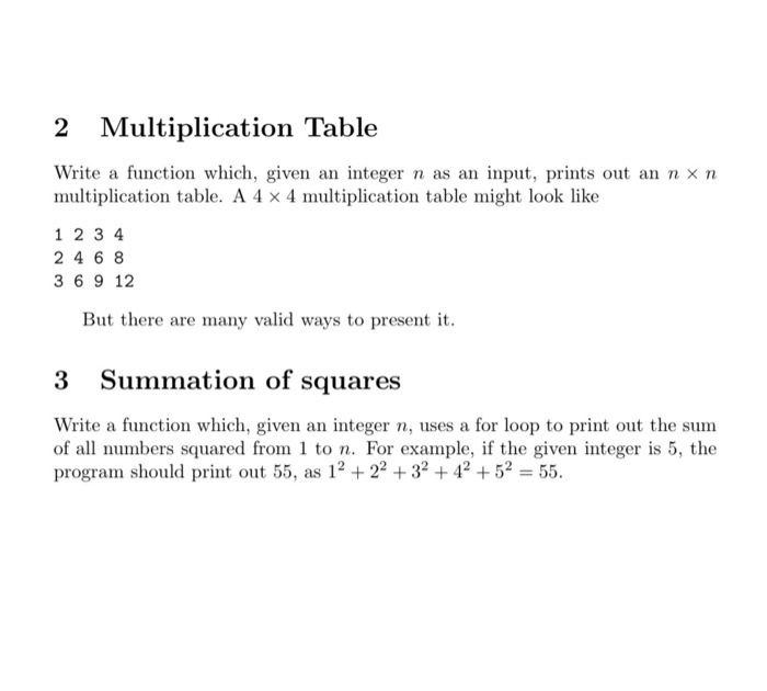 Solved Creating a Function in Python You can create your own | Chegg.com