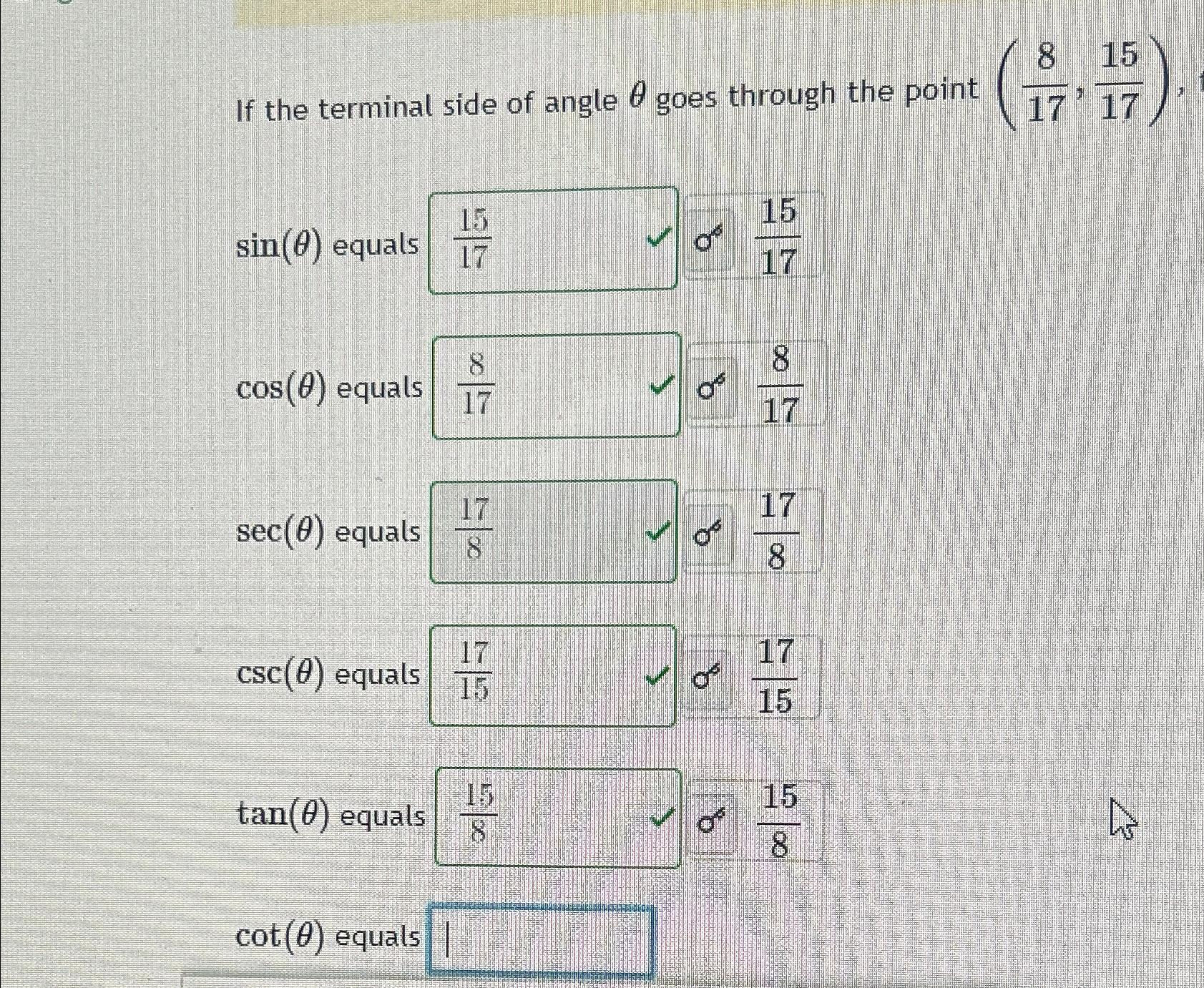 solved-if-the-terminal-side-of-angle-goes-through-the-chegg