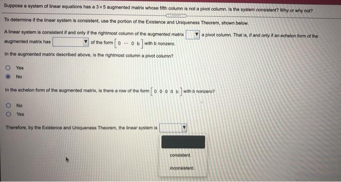 Solved Suppose a system of linear equations has a 3x5 | Chegg.com