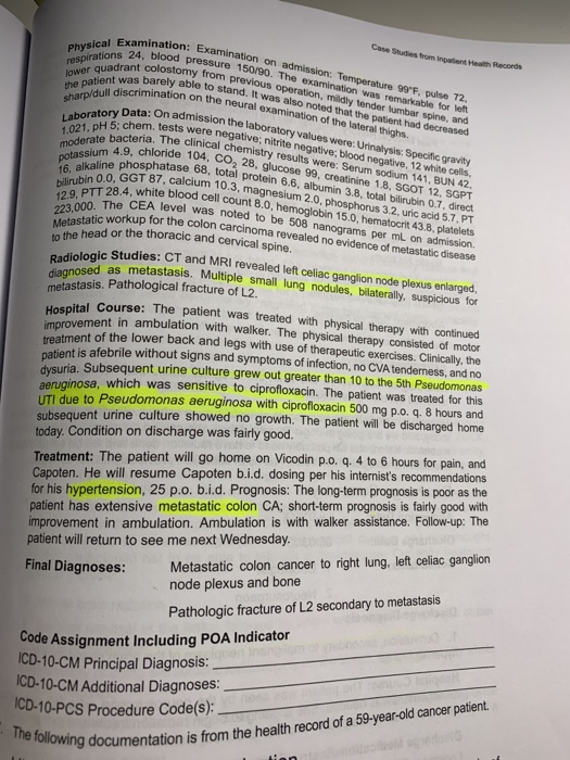 Solved CONSUULLIUM process. Pathology report revealed benign