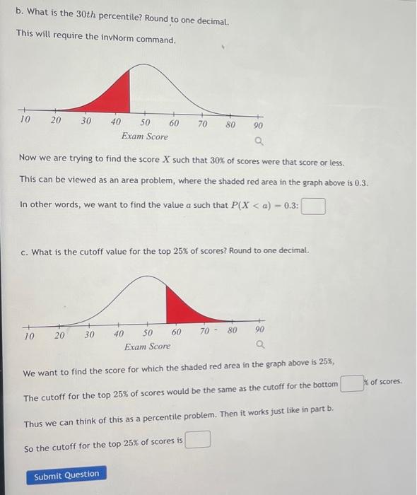 Solved In this problem, we explore the topic of percentiles | Chegg.com