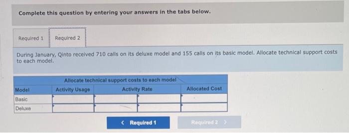 Solved QS 17.18 (Algo) Allocating costs using ABC for a | Chegg.com