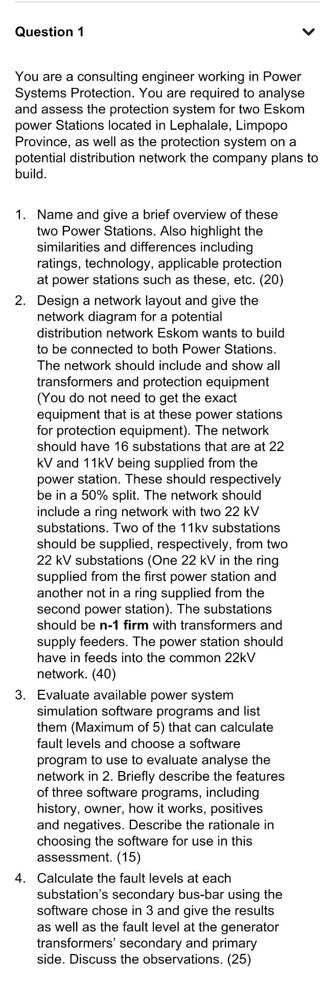 Solved You are a consulting engineer working in Power