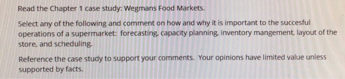 What are some of the ways wegmans uses technology to gain an edge over its competition picture