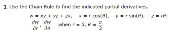 Solved Use the Chain Rule to find the indicated partial | Chegg.com