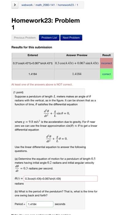 Solved Hello Cgegg, Please Work On The Differential Equation | Chegg.com