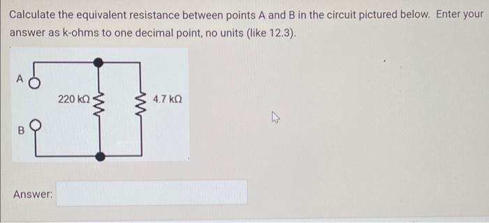 Solved Calculate the equivalent resistance between points A | Chegg.com