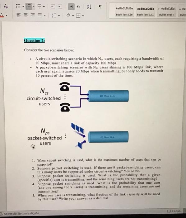 Solved Consider The Two Scenarios Below: - A | Chegg.com