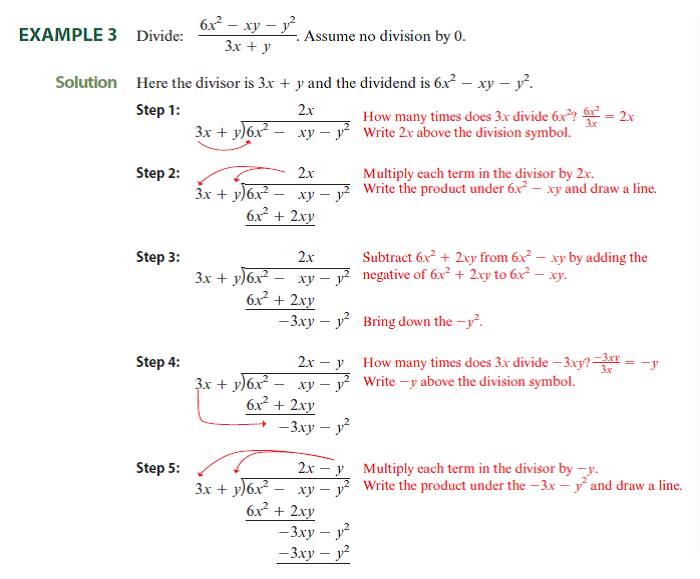 Perform each division. Assume no division by 0. See Ex...