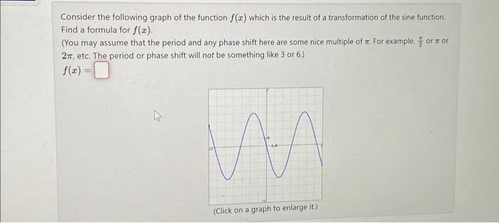 Solved Consider the following graph of the function f(x) | Chegg.com