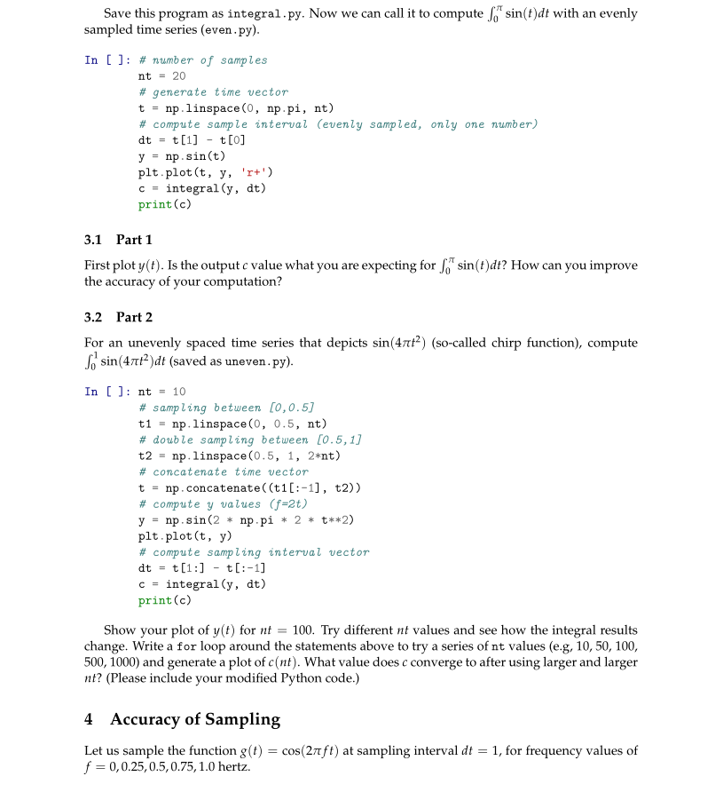 Solved Please use Python to help me to do the Part 3 | Chegg.com