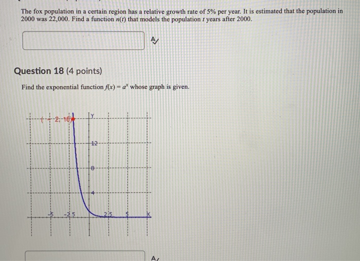 Solved The fox population in a certain region has a relative | Chegg.com
