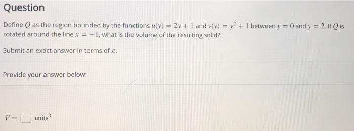 その他 Q. - The Almost Complete Q [Region 2] Solved Question Define Q as the region bounded by the