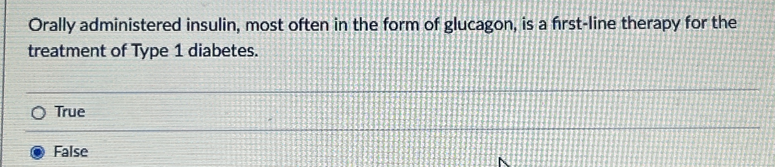 Solved Orally administered insulin, most often in the form