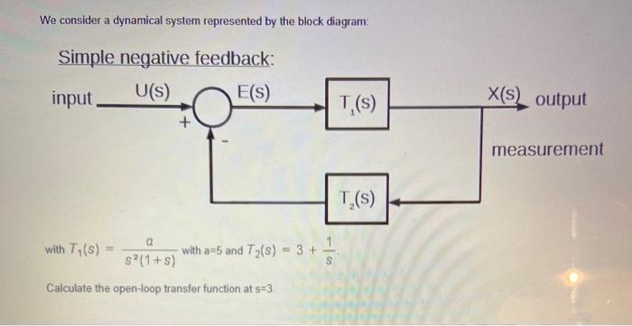 Solved We Consider A Dynamical System Represented By The | Chegg.com