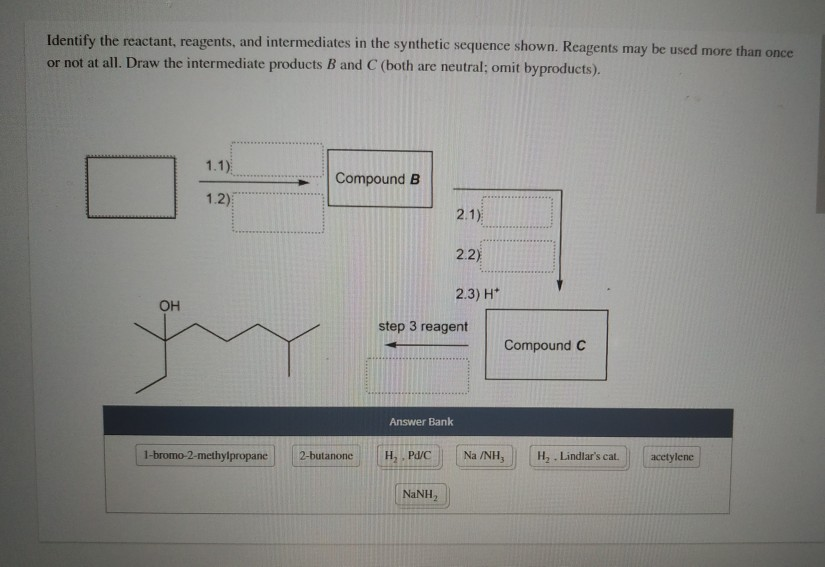 Solved 33) Consider The Synthesis Below. What Is Compound