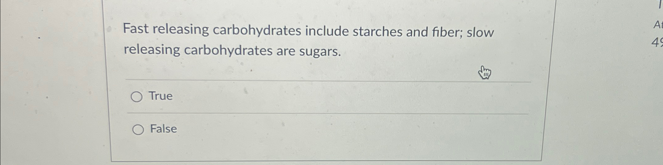 solved-fast-releasing-carbohydrates-include-starches-and-chegg