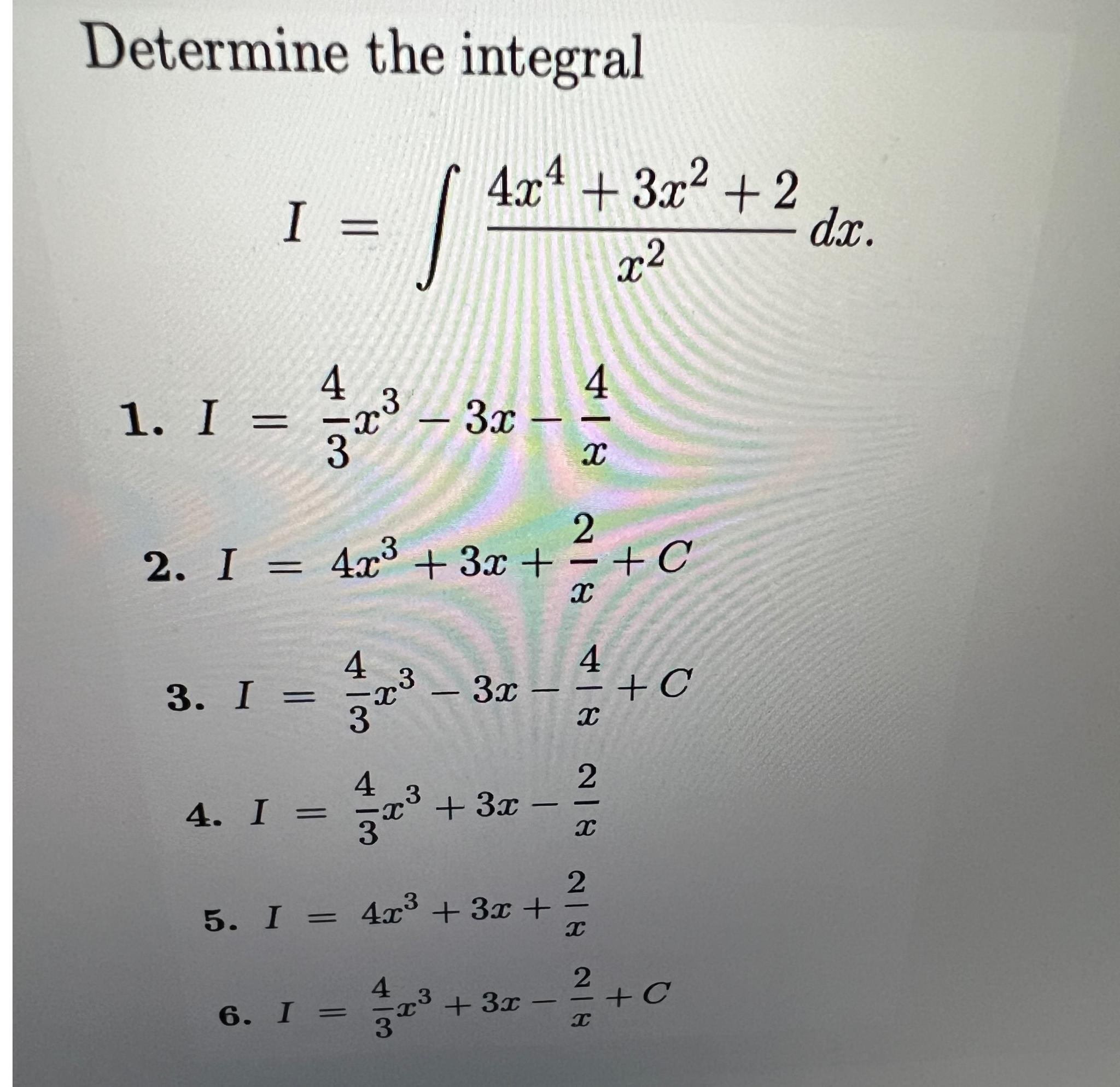 integral of x 3 4x 10 x 2 x 6