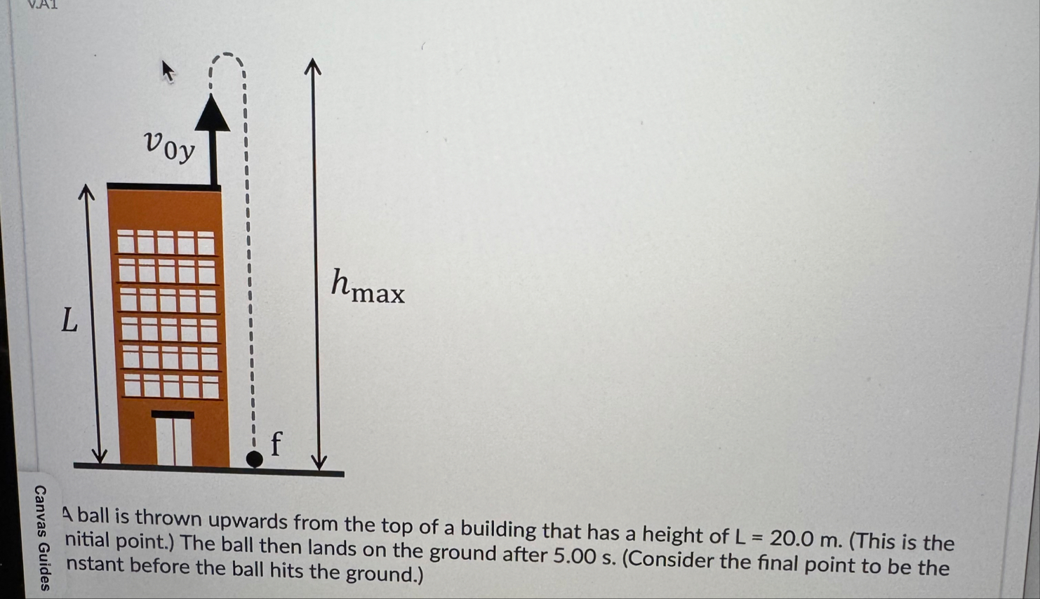 VAIsaping senuesA ball is thrown upwards from the top | Chegg.com