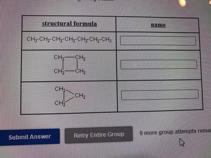 Solved Name the following groups. CH2CH2CH2CH2 — group group | Chegg.com