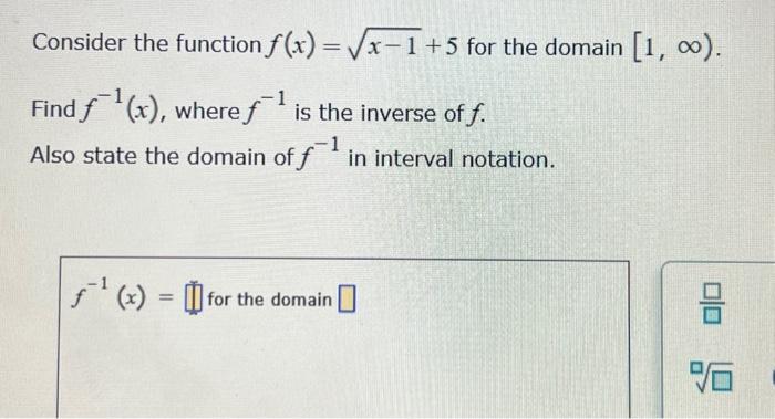 find the domain of the function f x )= 1 5 3sinx