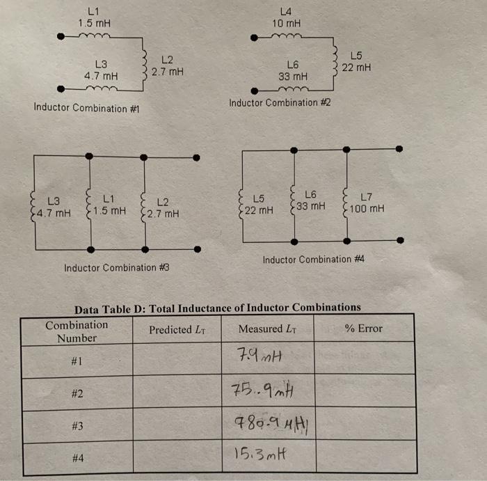 Solved L1 1.5 MH L4 10 mH L3 4.7 mH L2 2.7 mH L6 L5 22 mH 33 | Chegg.com