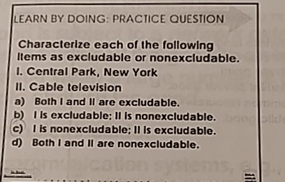 Example To Excludable Solved LEARN BY DOING: PRACTICE QUESTIONCharacterize each of | Chegg.com
