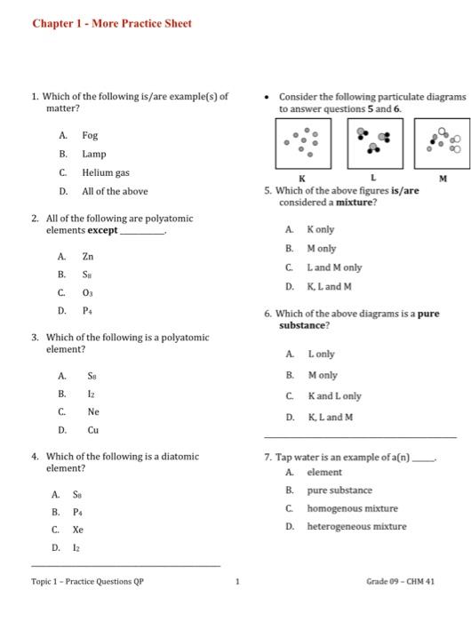 Solved llll the reaction has a value of K greater than 1 at