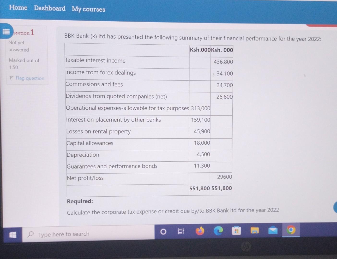 Losses on rental property Capital | Chegg.com