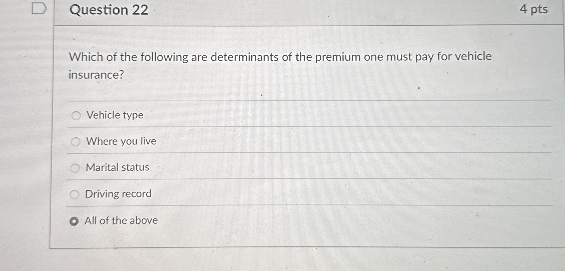 Solved Question Ptswhich Of The Following Are Chegg Com