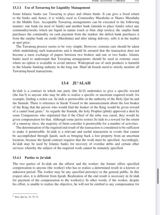 13 Some Accessory Contracts 13.1 INTRODUCTION Major