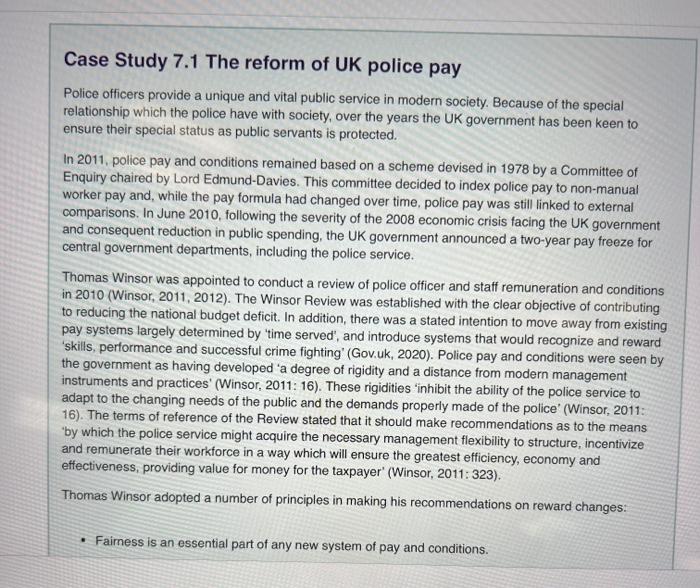 Solved Police officers provide a unique and vital public