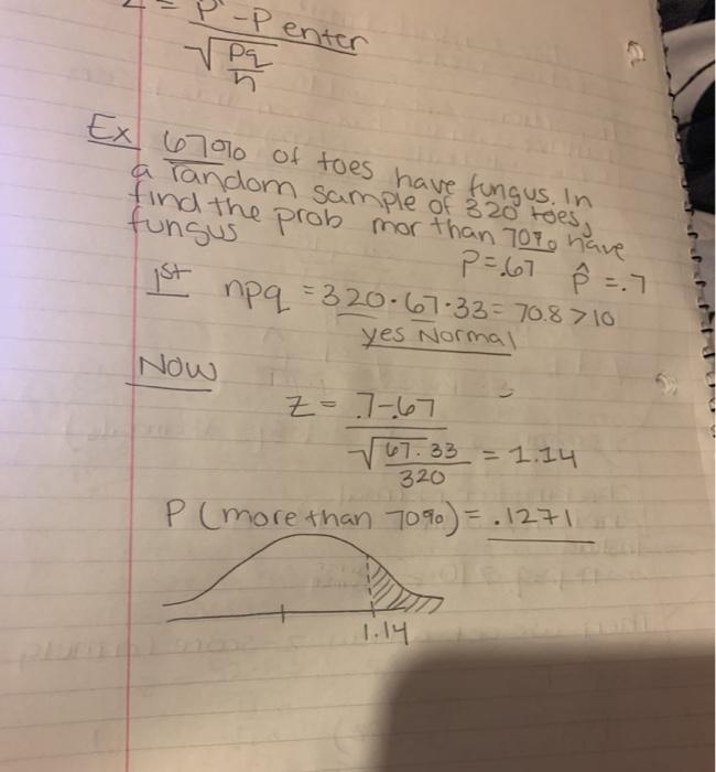 Solved From This Example How Do I Get The Area The P More Chegg Com