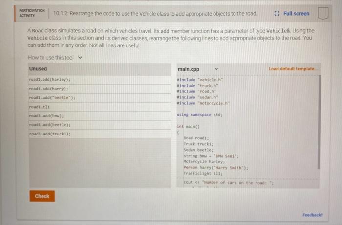 Solved c++PLEASE RELY ONLY ON THE UNUSED CODES THAT WERE | Chegg.com