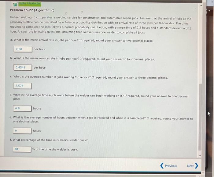 Solved Gubser Welding, Inc., operates a welding service for