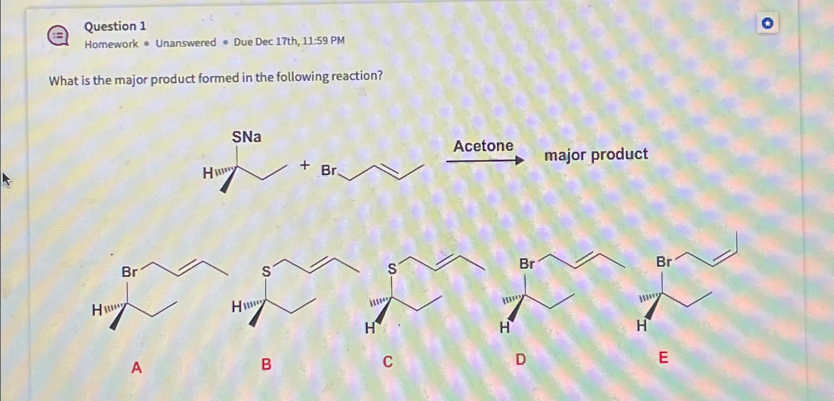 Solved Question 1Homework - ﻿Unanswered - ﻿Due Dec | Chegg.com