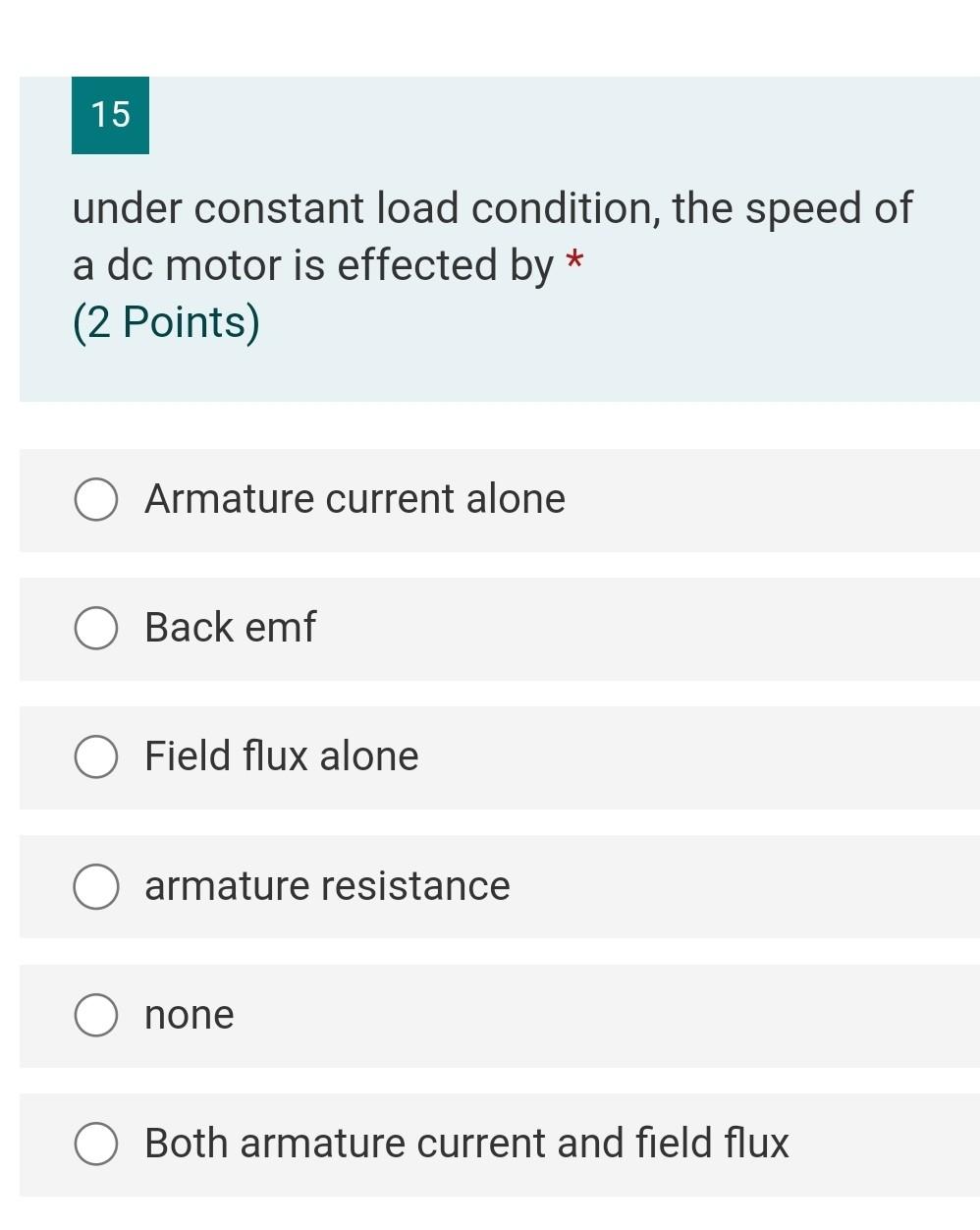 Solved 14 if the speed of series DC motor is increased then | Chegg.com