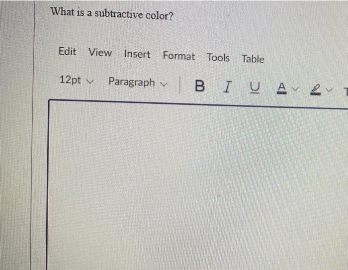 Solved The brightness or of a color is its saturation. hue O | Chegg.com