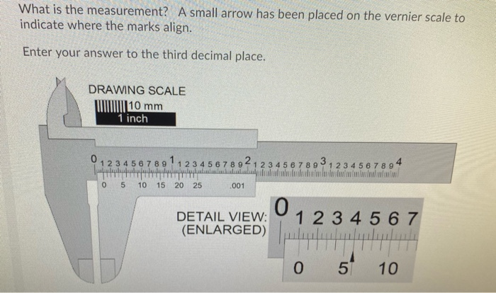 Messuring Arrow Math Solved What is the measurement? A small arrow has been | Chegg.com