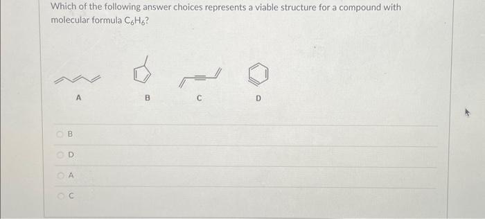 Solved Which of the following answer choices represents a | Chegg.com