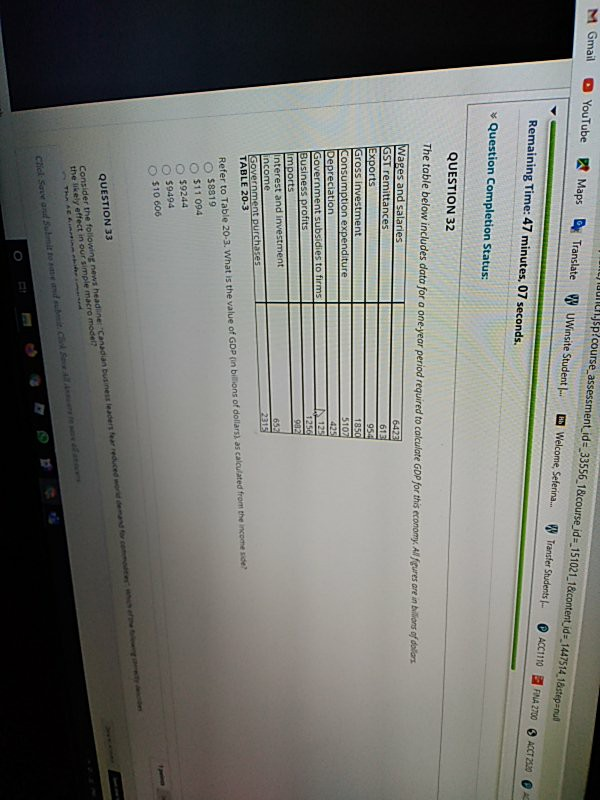 Solved Question Completion Status: QUESTION >> Consider the | Chegg.com