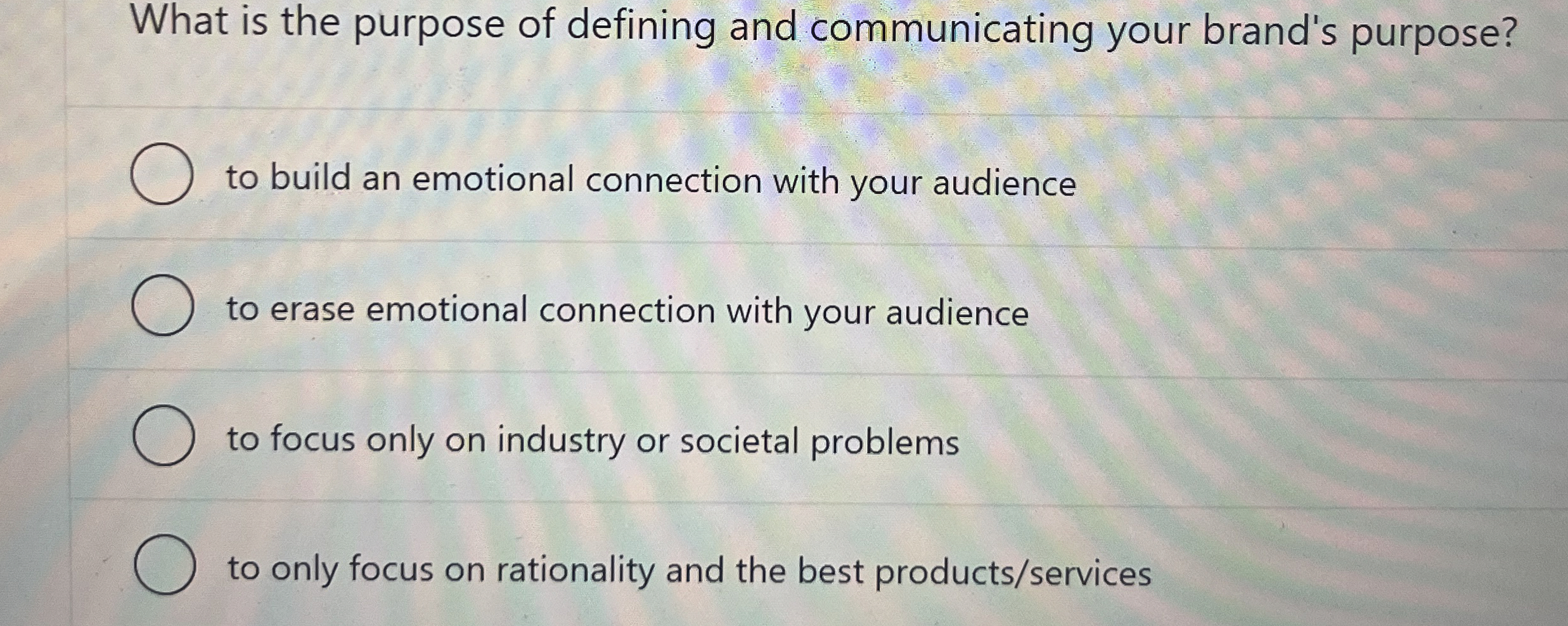 Solved What is the purpose of defining and communicating