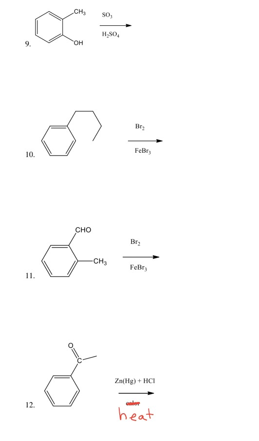 Solved Determine the product or products that are formed in | Chegg.com