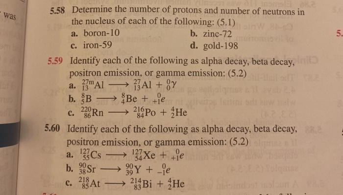 156 CHAPTER 5 Nuclear Chemistry c. No PRACTICE | Chegg.com