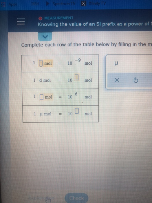 Solved Complete each row of the table below by filling in Chegg