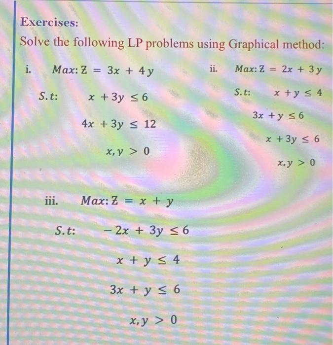 Solved I Need Answer Plz First One I And Its Say X Y Gt 0 Chegg Com