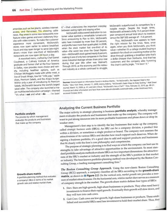 Solved Chapter 2 Company and Marketing Strategy. Partnering | Chegg.com