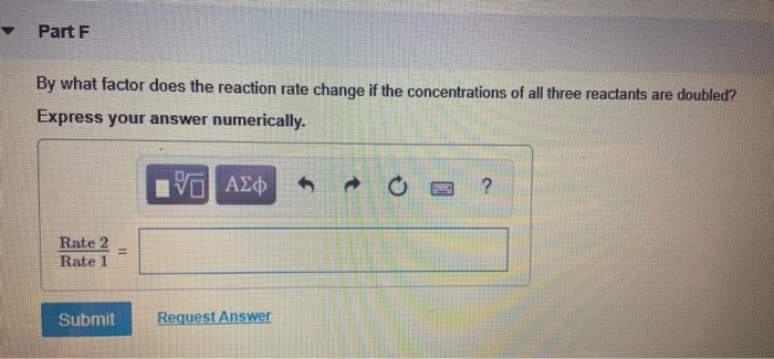 Solved A reaction in which A, B, and C react to form | Chegg.com