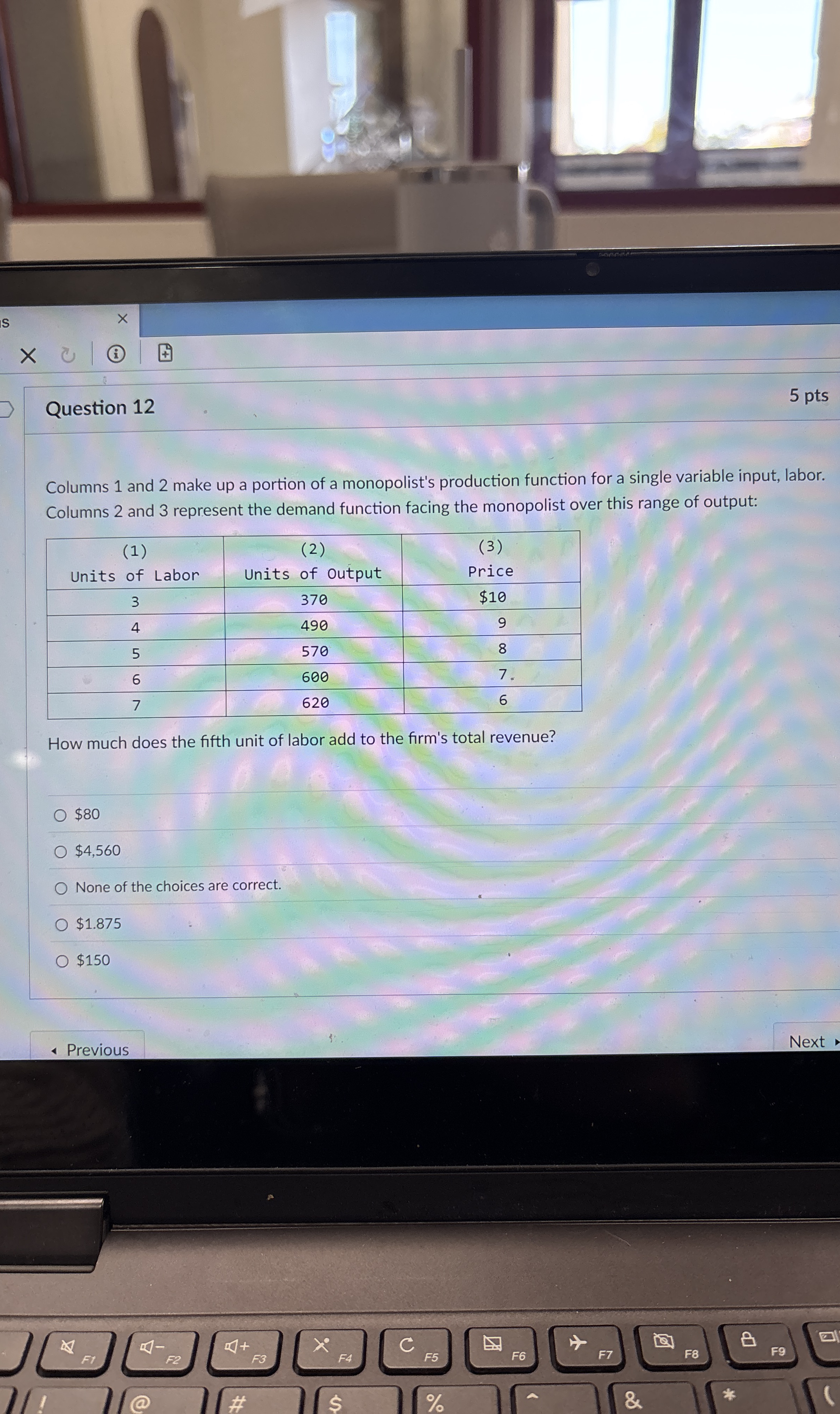 Solved Question 125 ﻿ptsColumns 1 ﻿and 2 ﻿make Up A Portion | Chegg.com