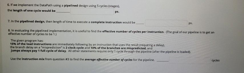 Solved QUESTION 1 Use the following information for all | Chegg.com